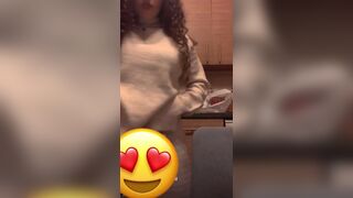 Twerking during the lockdown instagram live