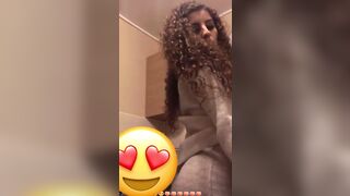 Twerking during the lockdown instagram live