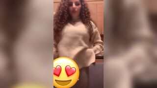 Twerking during the lockdown instagram live