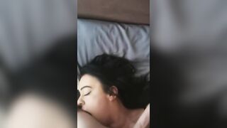 Homemade British Amateur Teen Gets a Double Facial after College