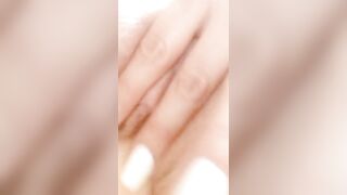 Shaved Gripping Phat Wet Pussy in your Face! Fucked to Orgasm by Huge Dildo ASMR Deep Penetration