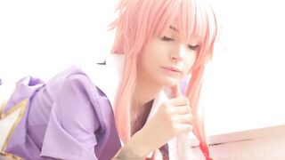 Anal masturbate with Yuno Gasai