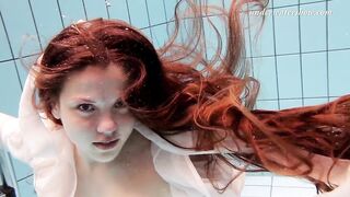 Salaka Ribkina naked in the Pool