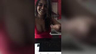 Bust girl live facebook romanian