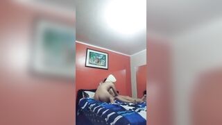 Cachondos Haciendo Mamada Feliz En La Cama