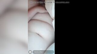 Girlfriend sucks her finger for me on snapchat.