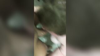 19 yo Tinder whore gets Throat mouth face fucked and swallow