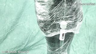 fx-tube com Layers catsuit with mummification and breathplay