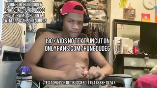 UNCUT BBC TEEN CUMS to TWERK in BOXERS