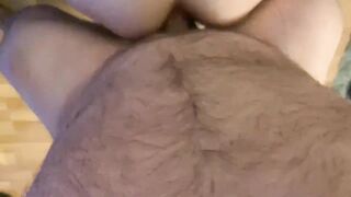 Small Chinese Girl Takes White Dick up the Ass - Anal POV