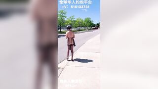 学校露出的效果人妻