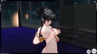 3D HENTAI Chinese Girl Rubs her Breasts on your Cock