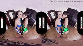 VR Cosplay X Threesome With Jade And Kitana VR Porn