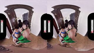 VR Cosplay X Threesome With Jade And Kitana VR Porn