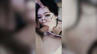 Asian Stepsis make me Blowjob for Play Cyberpunk