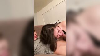 Tinder Date gives Head. Big Tits