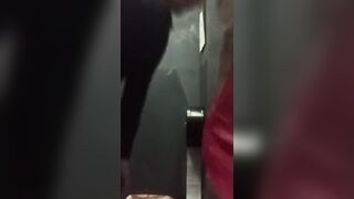 Hot Babe ​m​et​ at ​Me​tFuc​k Co​m Give Blowjob in Public Toilet