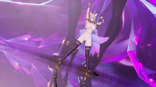 [MMD] K/DA - the Baddest Ahri Nude Dance Uncensored 3D