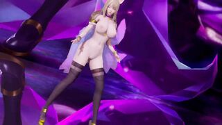 [MMD] K/DA - the Baddest Ahri Nude Dance Uncensored 3D