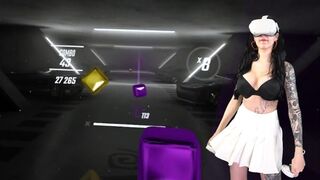 BIG BOOBS TATTOO TEEN PLAYS VR. Honey Haze