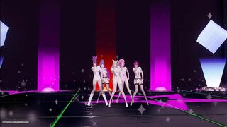 [MMD] CHUNG HA - Snapping Strip Vers. Ahri Akali Kaisa Evelynn Seraphine KDA 3D Erotic Dance