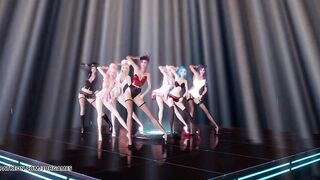 [MMD] Brown Eyed Girls - Abracadabra Ahri Kaisa Seraphine Akali Lux Jinx Hot Kpop Dance 4K 60FPS