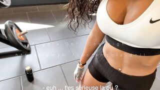 Angela Doll - Defi BasicFit: Je me Fais Baiser a La Salle De Sport Par un Inconu et Avale Son Sperme