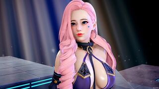 [MMD] Wisin & Yandel - Follow the Leader Ahri Kaisa Seraphine Akali Lux Hot Dance 4K UHD 60FPS