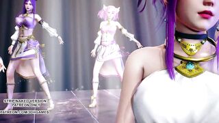 [MMD] Wisin & Yandel - Follow the Leader Ahri Kaisa Seraphine Akali Lux Hot Dance 4K UHD 60FPS