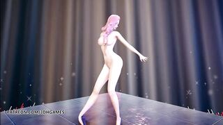 [MMD] Wisin & Yandel - Follow the Leader Seraphine Naked Dance