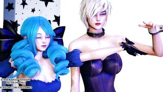 [MMD] BEAST & HYUNA - Trouble Maker Gwen Riven Sexy Hot Dance