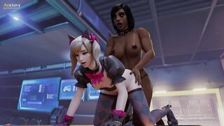 D.Va Fucked by Pharah