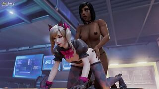 D.Va Fucked by Pharah