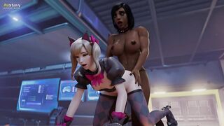 D.Va Fucked by Pharah