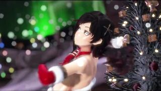 Mmd R18 RWBY Hot and Sexy Bitch Ruby Rose Bikini Santa Outfit Christmas