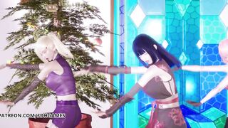 [MMD] TWICE - Feel Special Strip Vers Ino Sakura Hinata 3D Erotic Dance Naruto HentaiAdded