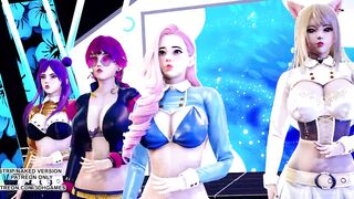 [MMD] BlackPink - Icecream KDA Ahri Akali Kaisa Seraphine Sexy Kpop Dance