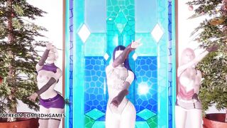 [R18-MMD] TWICE - Feel Special Nude Vers Ino Sakura Hinata 3D Erotic Dance Naruto HentaiAdded