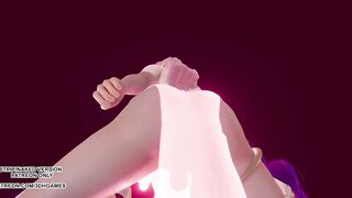 [MMD] MajorLazer - Sua Cara Ahri Kaisa Seraphine KDA Sexy Hot Dance League of Legends Hentai