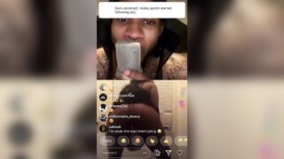 Tory Lanez Instagram Live with @iam_raindrop