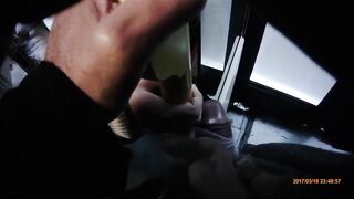 Pretty student on the bus - my naked cock rubs against her hand