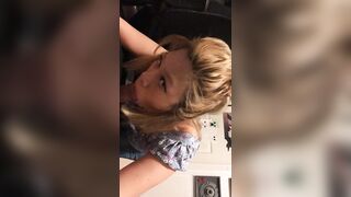 Milf showing her husband how she will suck bbc dry