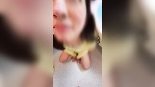 [pee on Diapers] Pissing and Drinking Urine in the Mouth to Nana. Pee Command to Nana