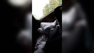 PUBLIC SEX - Woke up getting FUCKED during TRAIN RIDE