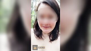 I Walk Naked in the Woods, Piss and Fuck my Mouth with an Anal Plug