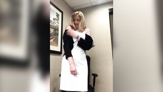 Public Paulina – Stripping Off My Dress + Cumming In The Office