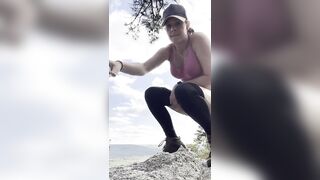 Taking A Piss On A Mountain