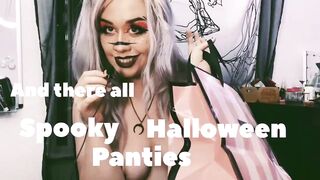 TRYING ON HALLOWEEN PANTIES ???????? YouTube parody