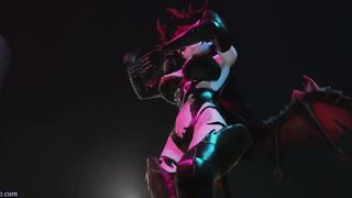 [MMD] Halloween Special! Succubus dances for you and fucks her slaves (NSFW version)