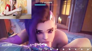 EGIRL HANDJOB TO COCK HERO OVERWATCH